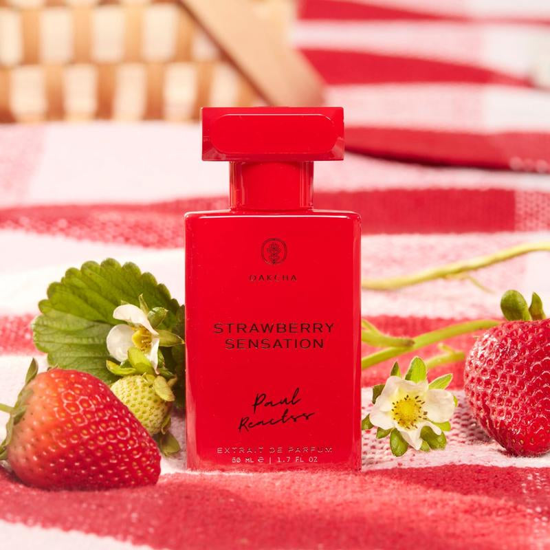 Strawberry Sensation – Fruity Floral Gourmand Extrait De Parfum | Juicy Strawberry & Vanilla Buttercream | Unisex Fragrance