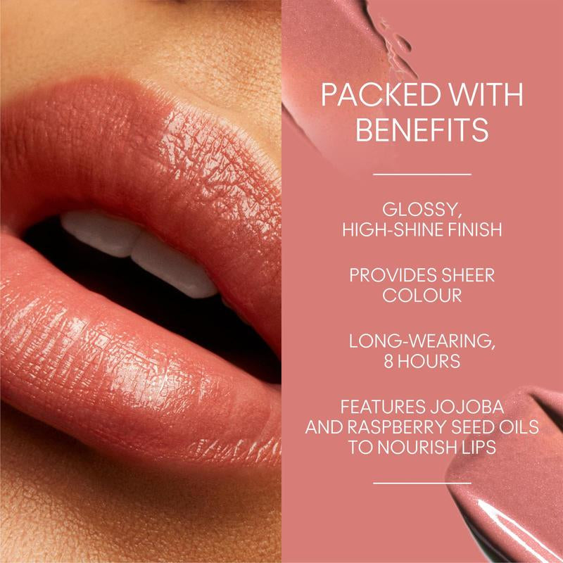MAC Lustreglass Sheer-Shine Lipstick: Lightweight + Glossy Lipstick