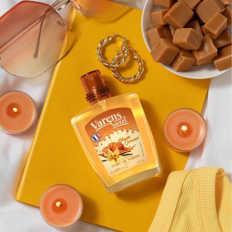 Ulric De Varens Sweet VANILLE CARAMEL Eau De Parfum for Women 1.7 Fl Oz - Notes of Vanilla, Coconut, Brown Sugar, Toffee
