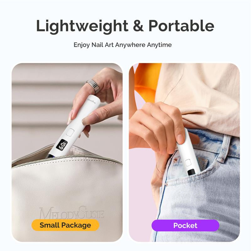 Rechargeable Mini LED/UV Nail Art Lamp for Gel Nails