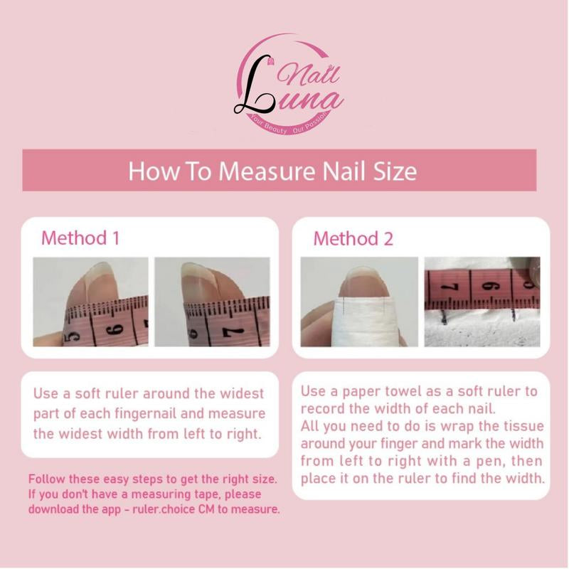 Nailluna |Twin Set Offer Collection | 2 Designs | Uniqueflared Shape |Handmade Press Ons | Cute, Thick, Durable Nail Art Gift Set | Sparkly Studded Rhinestone | Spakly Rhinestones