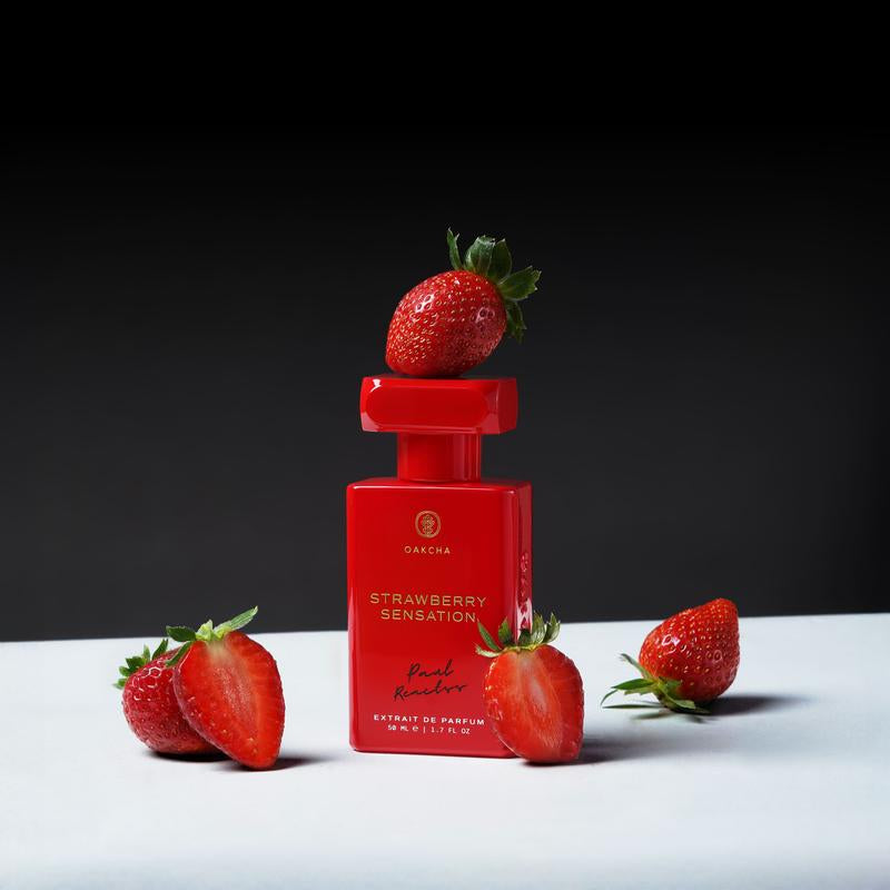 Strawberry Sensation – Fruity Floral Gourmand Extrait De Parfum | Juicy Strawberry & Vanilla Buttercream | Unisex Fragrance