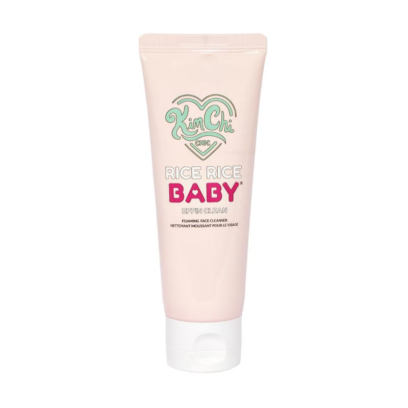 Kimchi Chic Beauty Rice Rice Baby Foaming Makeup Removing Cleanser: Light Fragrance, Collagen, Facial Wash, Soothing Skincare Cleansing
