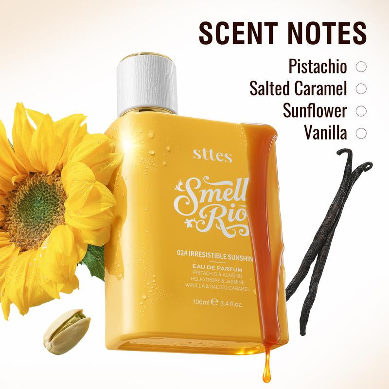 Sttes Perfume 02 Irresistible - Perfume for Women - Pistachio, Vanilla & Salted Caramel Eau De Parfum 100Ml