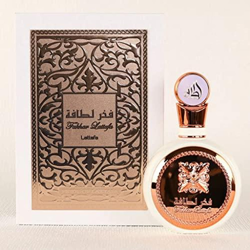 Lattafa Fakhar for Women Eau De Parfum Spray, 3.4 Ounce Perfume Perfume Gift