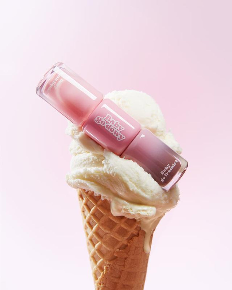 Baby Go Dewy 2 in 1 Freckblush Dual-Ended Water Resistant Freckle & Blush Liquid For