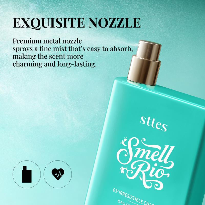 New Sttes Perfume 03# (Original Irresistible Charm) – Eau De Parfum for Women – Richer Scent, Longer Lasting – Coconut Cream, Vanilla, Toasted Praline – Perfumes & Fragrances (100Ml / 3.4 Fl Oz)