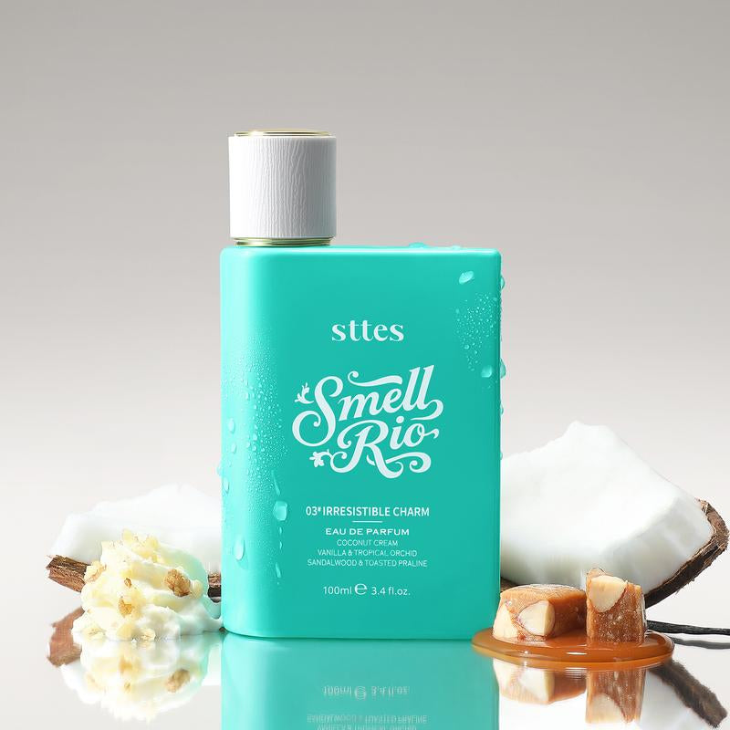 New Sttes Perfume 03# (Original Irresistible Charm) – Eau De Parfum for Women – Richer Scent, Longer Lasting – Coconut Cream, Vanilla, Toasted Praline – Perfumes & Fragrances (100Ml / 3.4 Fl Oz)