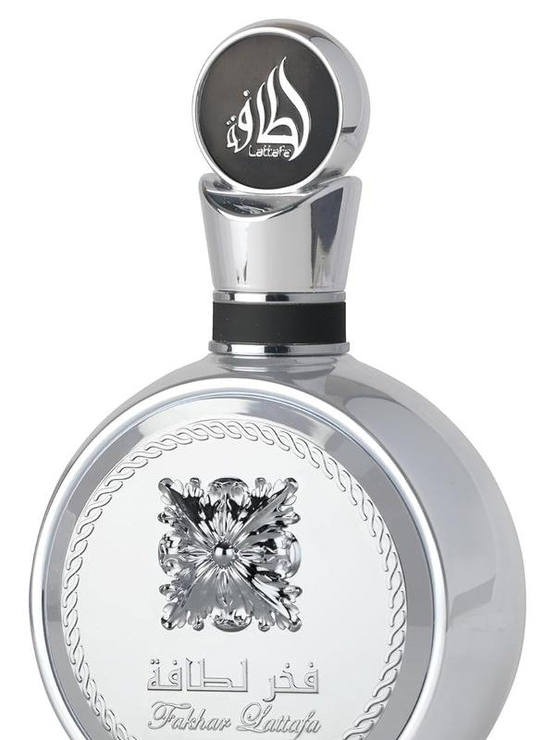 Lattafa Fakhar Platin Eau De Parfum for Men – 100Ml | Spicy Woody Fragrance with Bergamot, Ginger & Sandalwood | Bold, Modern Scent | Long Lasting Arabic Perfume