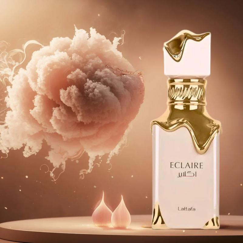 Lattafa | Eclaire | Women'S Parfum | Eau De Parfum | 3.4 Oz (100Ml) | Caramel - Milk - Sugar - White Flower Fragrance | Arabian Perfume