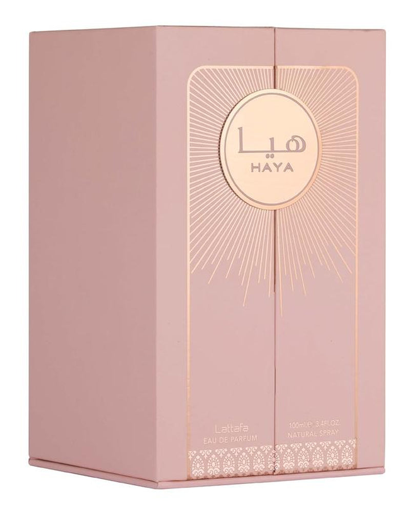 LATTAFA Haya Eau De Parfum Spray for Women, 3.4 Ounce Fragrance Perfume