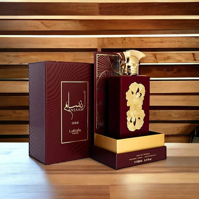 Lattafa Perfumes | Ansaam Gold - Womens Eau De Parfum - 3.4 Oz (100Ml) Sweet - Fruity - Citrus Fragrance