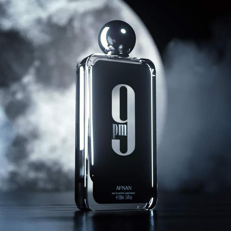 Afnan 9Pm for Men Eau De Parfum Spray, 3.4 Ounce Perfume Fragrance Cologne