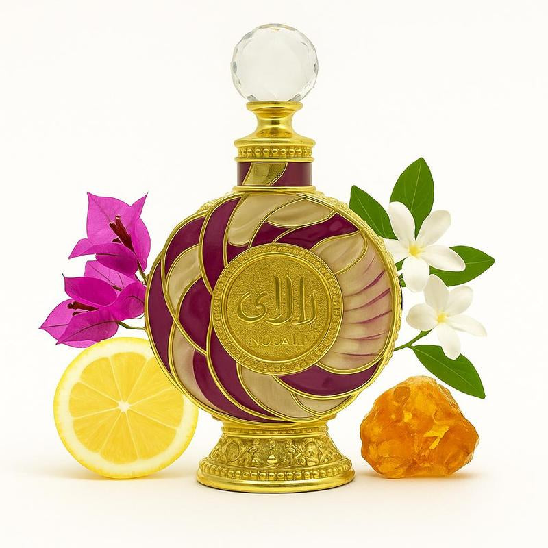 Swiss Arabian Yulali for Women - 0.5 Oz Parfum Oil, Fragrances, Sandalwood & Vanilla Base,Winter Perfume Oil,Nourishing,Long Lasting