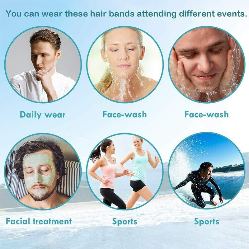 6 Count Metal Hair Headband Wave Style Hoop Band Comb Sports Hairband Men Women Fathersdaygifts Zigzagheadband Twists