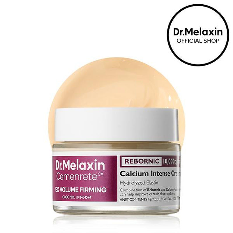 [Dr. Melaxin Official] Cemenrete Calcium Intense Cream | Anti-Aging, Elasticity, Volume | Korean Cosmetic | 1.7 Fl Oz (50 Ml)