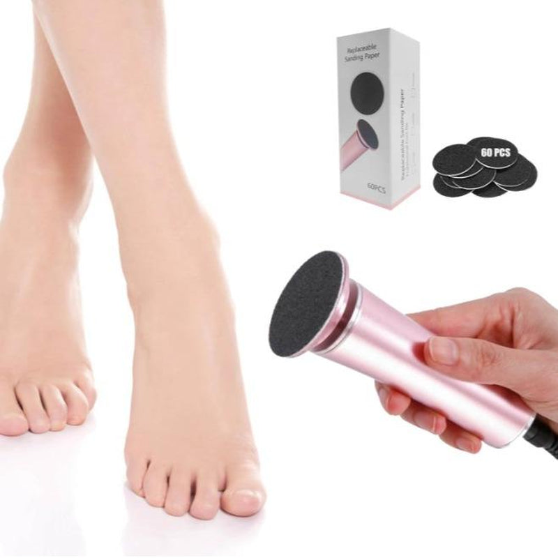 Electric Foot Callus Remover,Christmas Gift,With 60Pcs Sanding Disc,Electric Speed Adjustable Foot File for Dead Skin Cracked Skin Calluses for Men and Women Father'S Day Gift Black Manicure Nail Care Nail Drill Machine Nail Drill