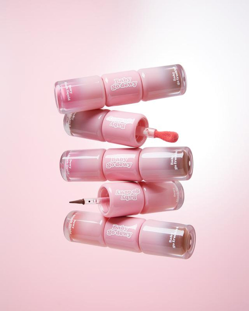 Baby Go Dewy 2 in 1 Freckblush Dual-Ended Water Resistant Freckle & Blush Liquid For