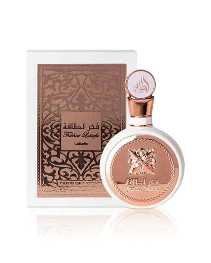 Lattafa Perfumes | Fakhar Lattafa Gold | 3.4 OZ | Womens Fragrance | Eau De Parfum | Pomegranate - Honeysuckle & Ambroxan Notes