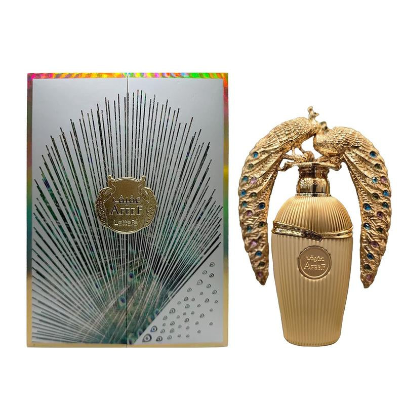 Lattafa Afeef for Unisex Eau De Parfum Spray, 3.4 Ounce