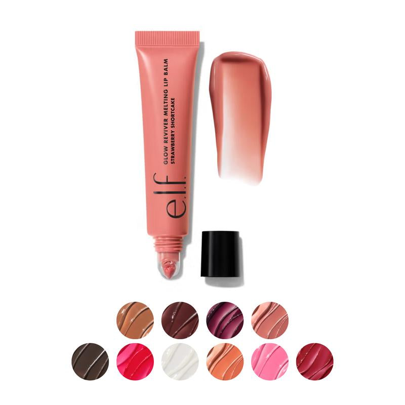 E.L.F. Glow Reviver Melting Lip Balm, Hydrating Lip Balm High-Gloss Shine and Buildable Color 15.4Ml