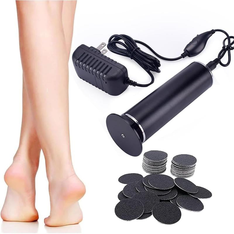 Electric Foot Callus Remover,Christmas Gift,With 60Pcs Sanding Disc,Electric Speed Adjustable Foot File for Dead Skin Cracked Skin Calluses for Men and Women Father'S Day Gift Black Manicure Nail Care Nail Drill Machine Nail Drill