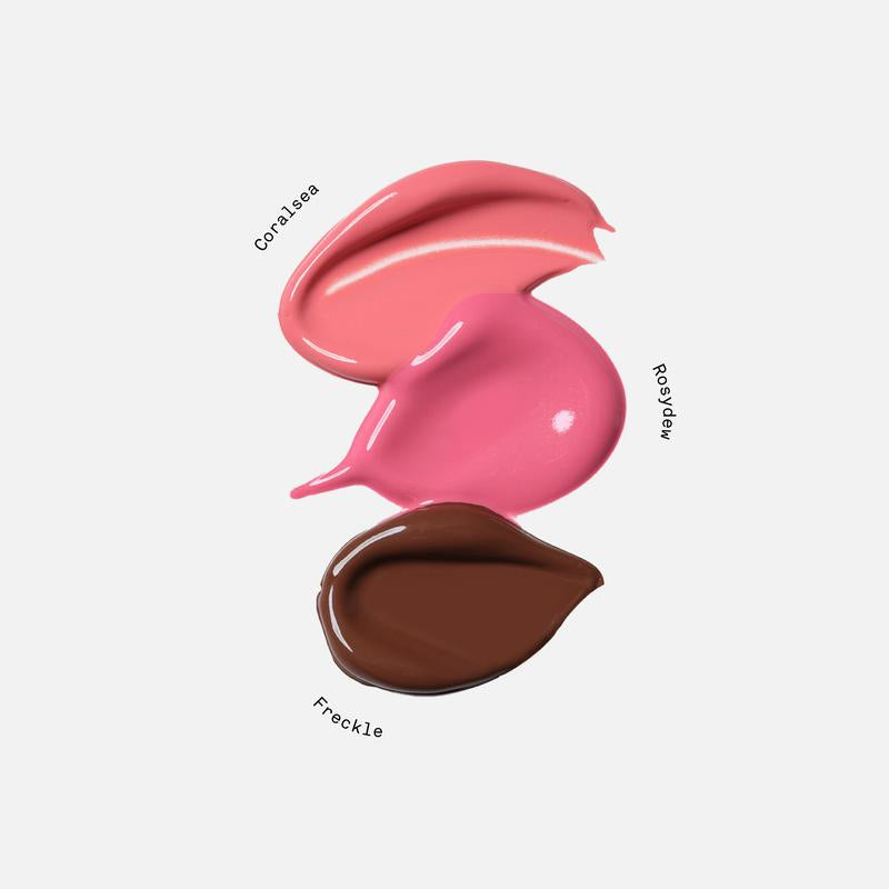 Baby Go Dewy 2 in 1 Freckblush Dual-Ended Water Resistant Freckle & Blush Liquid For