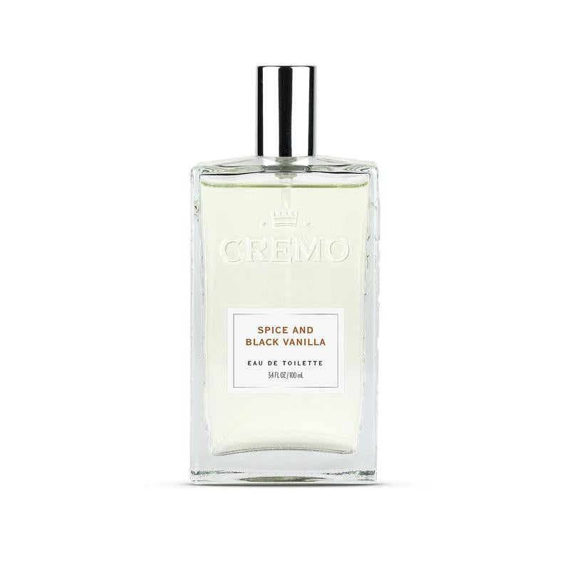 Cremo Spice & Black Vanilla Cologne Spray, Vanilla, 3.4 Fl Oz Perfume