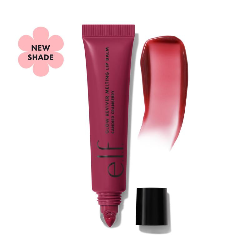 E.L.F. Glow Reviver Melting Lip Balm, Hydrating Lip Balm High-Gloss Shine and Buildable Color 15.4Ml