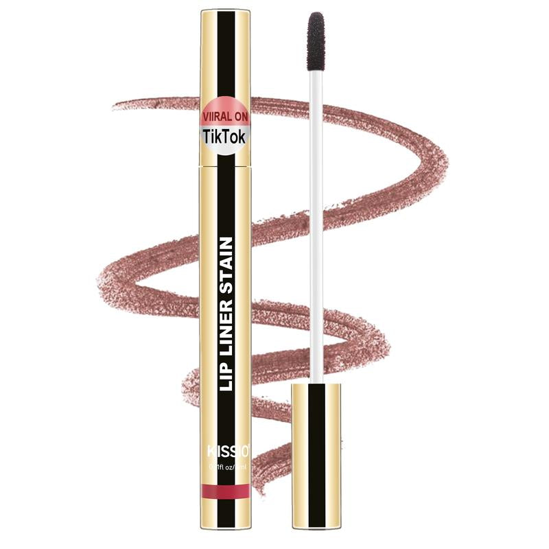 KISSIO Lip Stain ,Peel off Lip Liner Stain and Lip Care Oil,Transfer Proof,Long Lasting and Waterproof Lip Tint,Matte Finsh,Lip Combo,