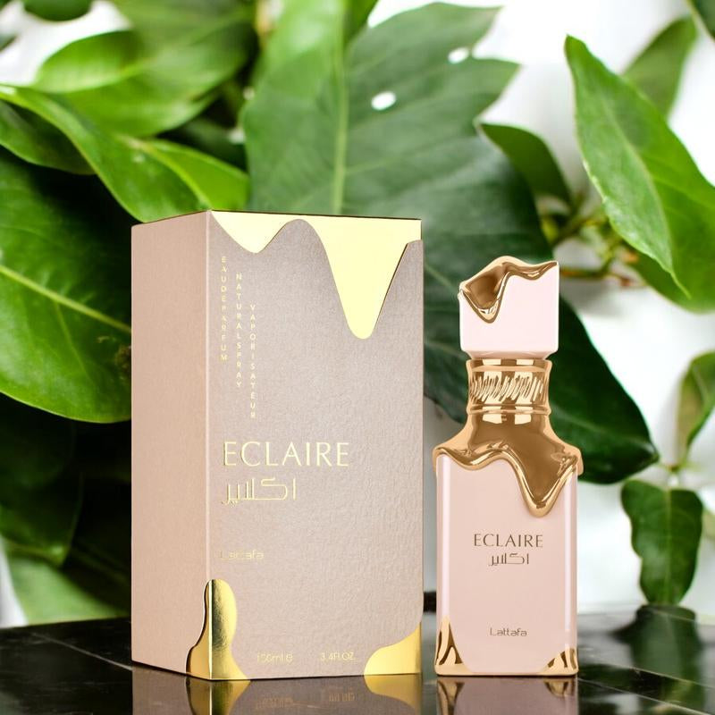 Lattafa | Eclaire | Women'S Parfum | Eau De Parfum | 3.4 Oz (100Ml) | Caramel - Milk - Sugar - White Flower Fragrance | Arabian Perfume