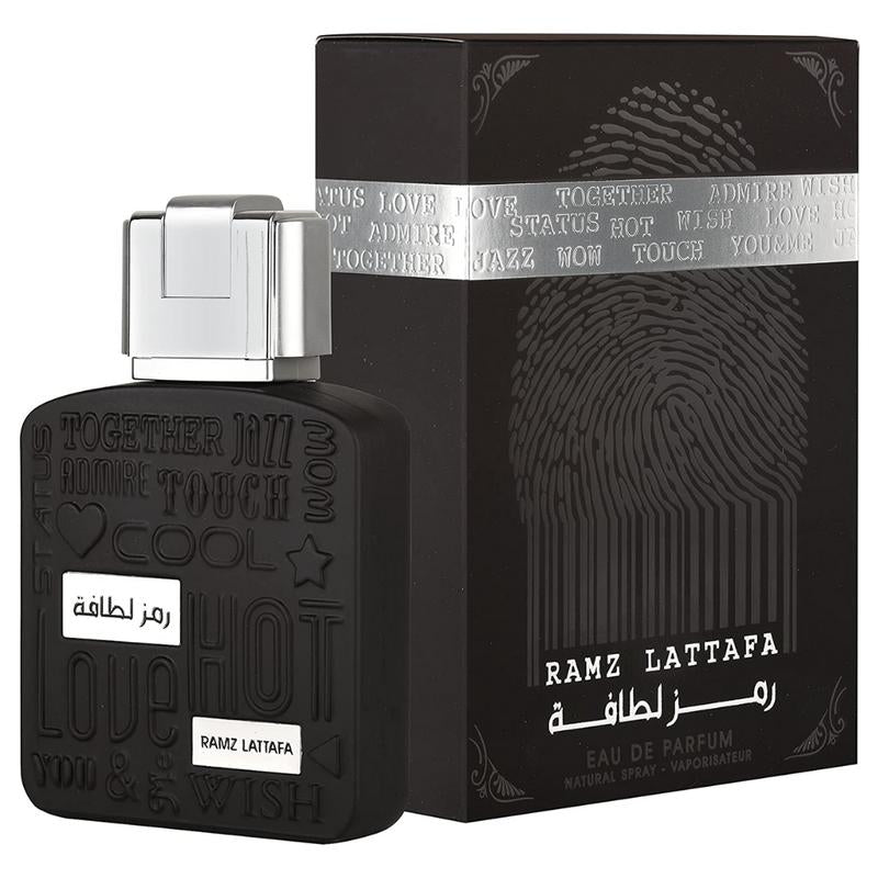 Ramz Lattafa Silver for Men EDP - 100ML by Lattafa - Men'S Long Lasting Fragrance Perfume