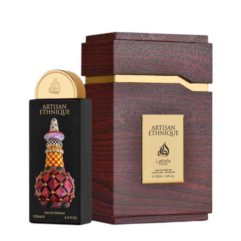 Lattafa Perfumes | Artisan Ethnique | Unisex Parfum | 3.4 Oz (100Ml) | Warm & Spicy - Sweet - Vanilla Fragrance