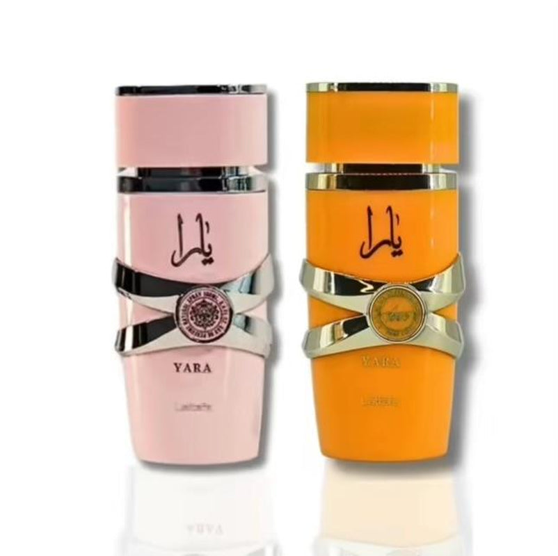 Lattafa Perfumes | Yara Pink & Yara Tous Womens Eau De Parfum Bundle - 3.4 Oz (100ML) | Orchid - Sugar & Tropical Fruits Notes