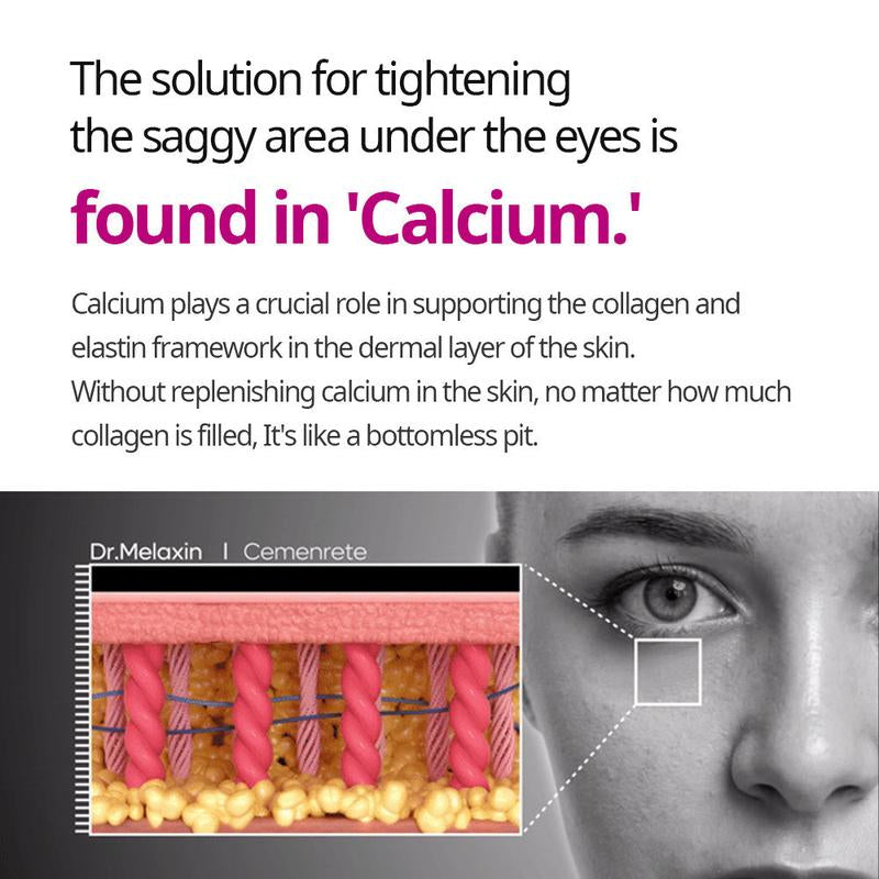 [Dr. Melaxin Official] Cemenrete Calcium Intense Cream | Anti-Aging, Elasticity, Volume | Korean Cosmetic | 1.7 Fl Oz (50 Ml)