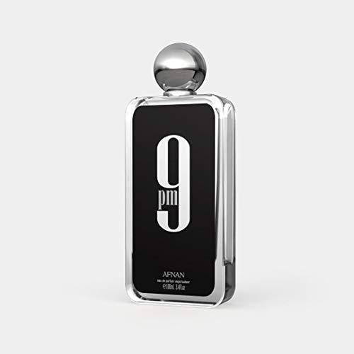 Afnan 9Pm for Men Eau De Parfum Spray, 3.4 Ounce Perfume Fragrance Cologne