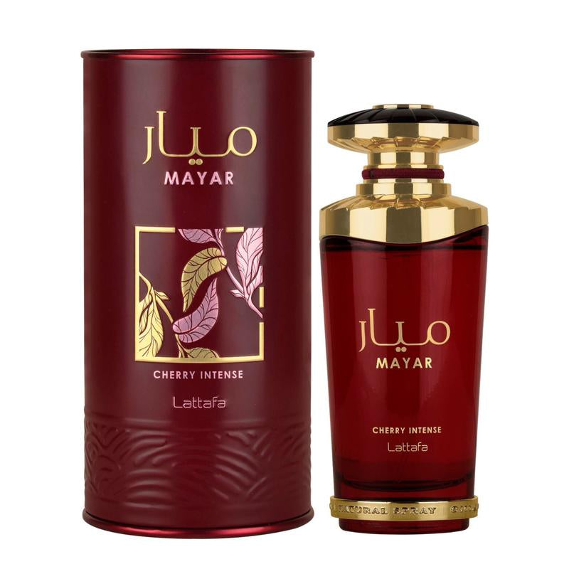 Lattafa Mayar Cherry Intense for Unisex Eau De Parfum Spray, 3.4 Ounce