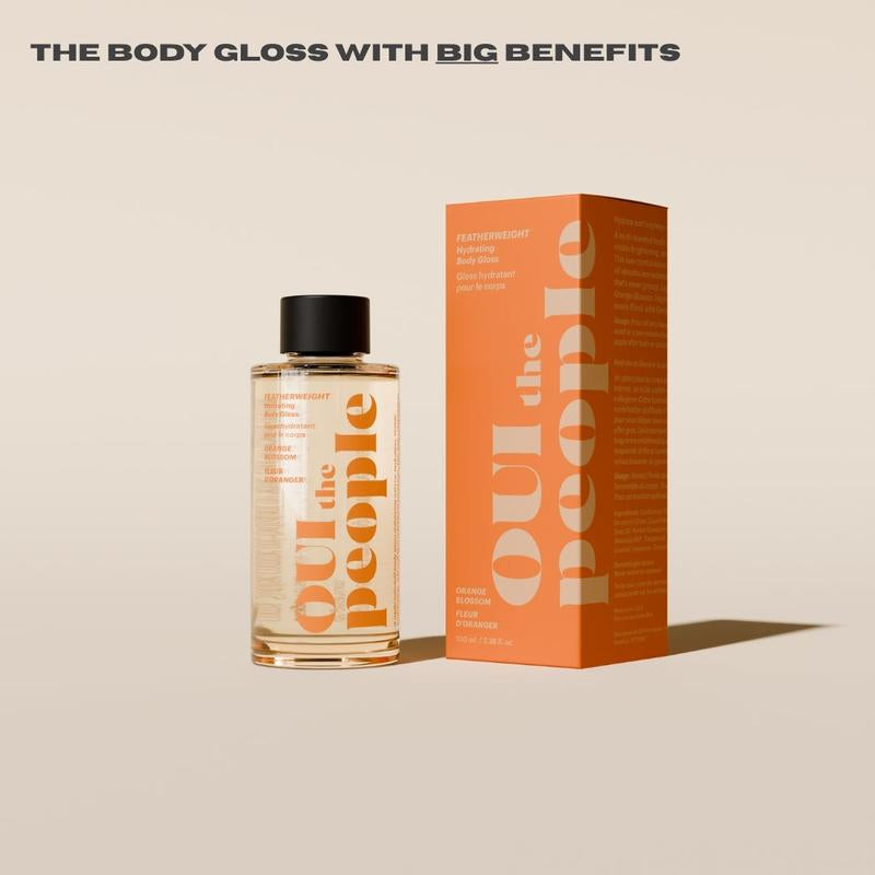 OUI the People Hydrating Body Gloss - Lightweight Nourishing Serum for Moisture and Scent Enhancement Moisturizing Oil
