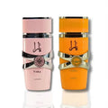 Lattafa Perfumes | Yara Pink & Yara Tous Womens Eau De Parfum Bundle - 3.4 Oz (100ML) | Orchid - Sugar & Tropical Fruits Notes